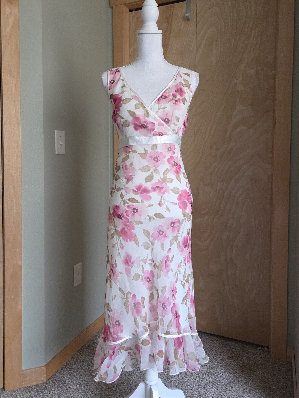 Vintage Y2k Floral maxi Dress Romantic